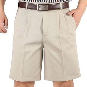 NWT Dennis Uniform khaki shorts 10 Husky